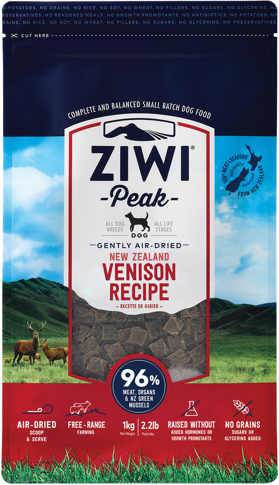 Ziwi Peak Dog Air-Dried Food Venison