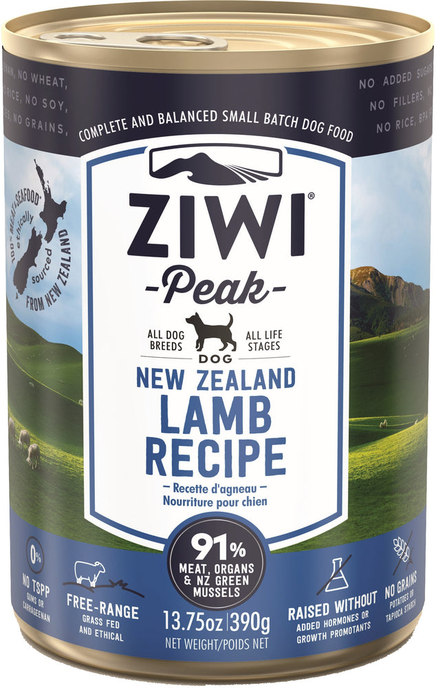 Ziwi Peak Grain Free Dog Can Food Lamb