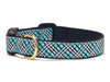 Up Country Dog Collar Aqua Plaid