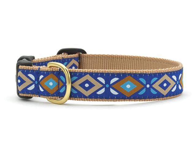 Up Country Dog Collar Aztec Blue