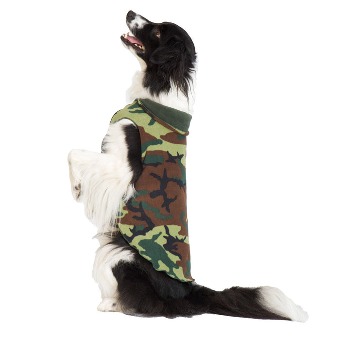 Gold Paw Dog Double Fleece, Medium Sizes (14-16)