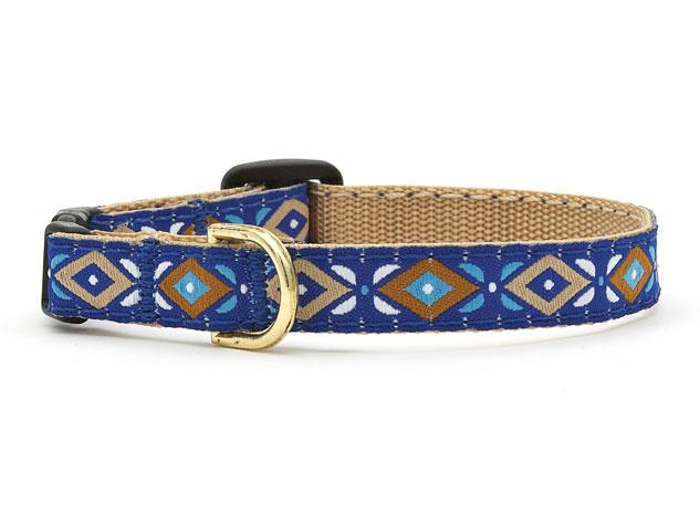 Up Country Cat Collar Aztec Blue