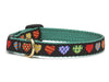 Up Country Cat Collar Colorful Hearts