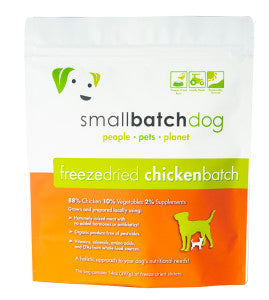 Small Batch Dog Freeze Dried Food Sliders Chicken
