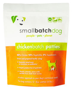 Small Batch Dog Frozen Raw Food Patties Chicken On Sale At NJ Pet