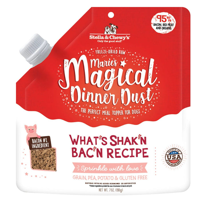 Stella & Chewy's Marie's Magical Dinner Dust Dog Freeze Dried Food Booster Bacon