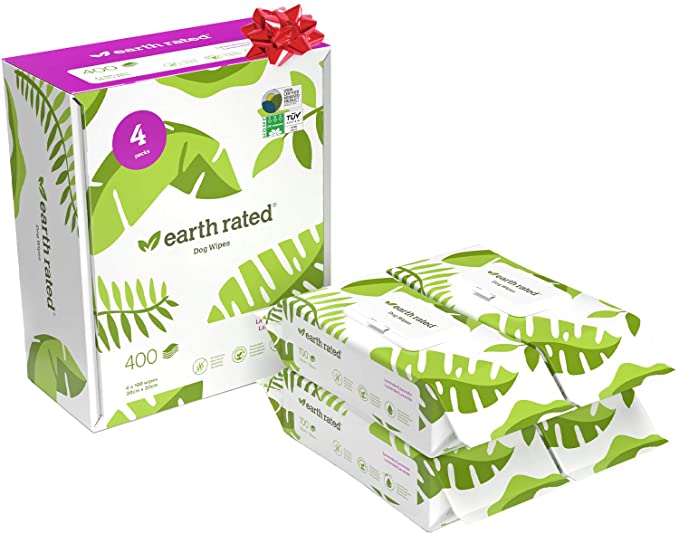 Earth Rated Grooming Wipes Scented Lavender