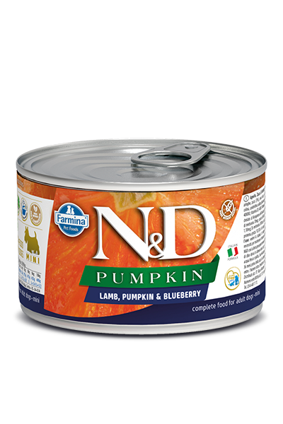 Farmina N&D Pumpkin Grain Free Dog Can Food Lamb & Blueberry Adult Mini