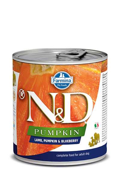 Farmina N&D Pumpkin Grain Free Dog Can Food Lamb & Blueberry Med/Maxi