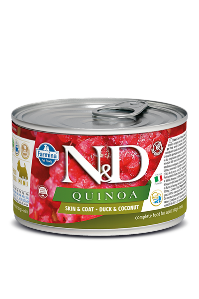 Farmina N&D Quinoa Functional Grain Free Dog Can Food Skin & Coat Duck & Coconut Mini