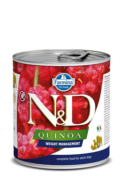 Farmina N&D Quinoa Functional Grain Free Dog Can Food Weight Management Lamb Med/Maxi