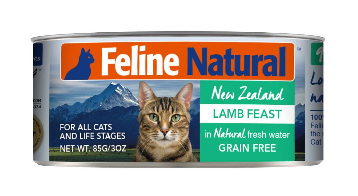 Feline Natural Grain Free Cat Can Food Lamb