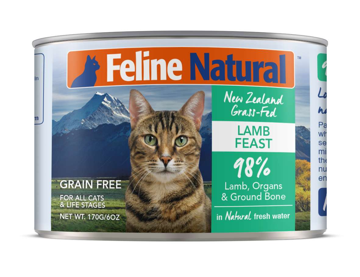 Feline Natural Grain Free Cat Can Food Lamb