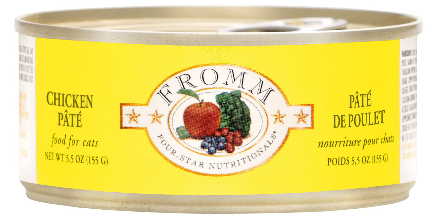 Fromm Four Star Grain Free Cat Can Food, Pate Chicken