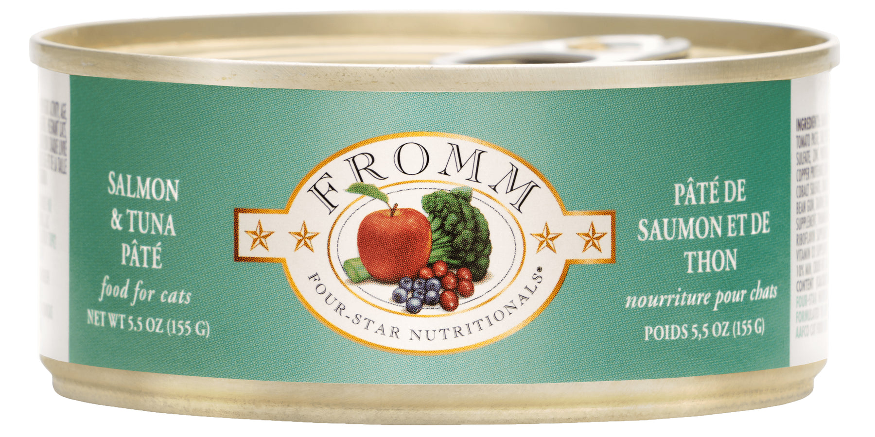 Fromm Four Star Grain Free Cat Can Food, Pate Salmon & Tuna