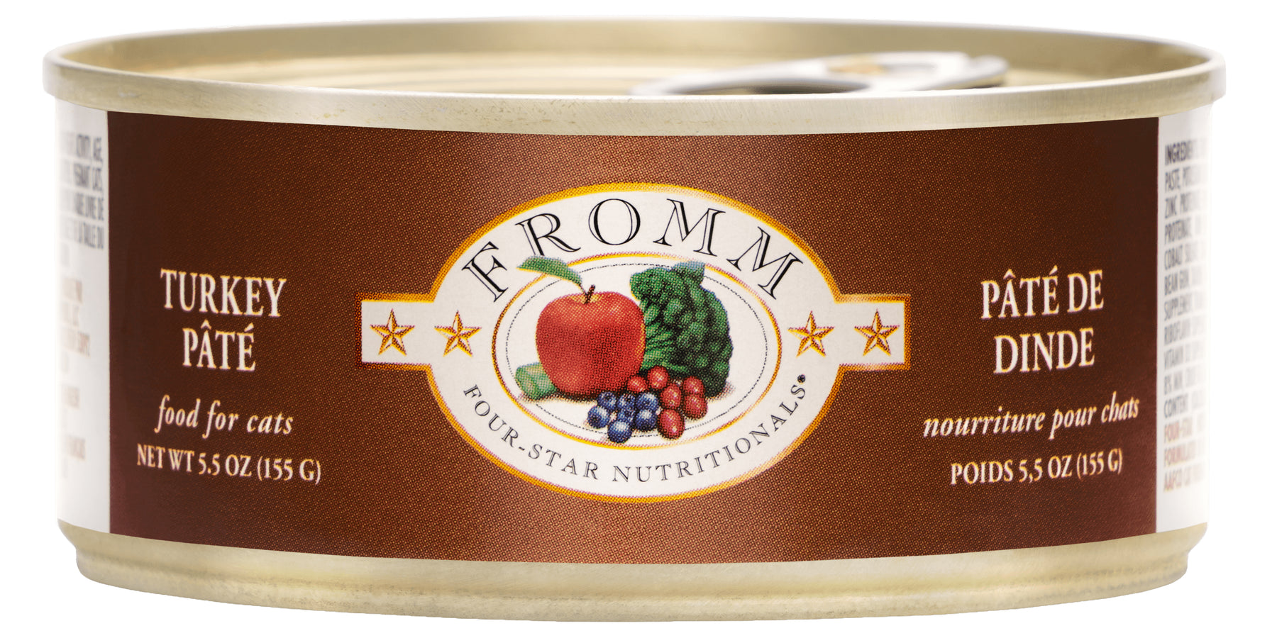 Fromm Four Star Grains Cat Can Food, Pate Turkey