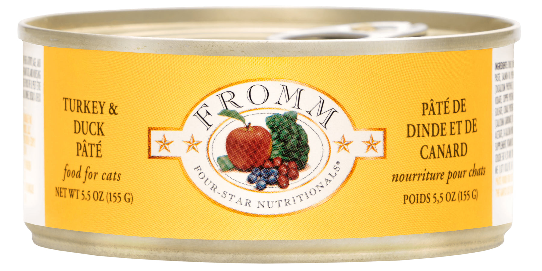 Fromm Four Star Grain Free Cat Can Food, Pate Turkey & Duck