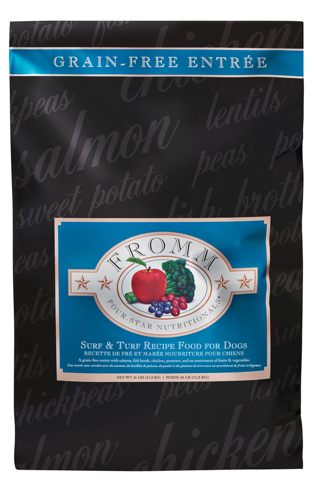 Fromm Four Star Grain Free Dog Dry Food Surf & Turf