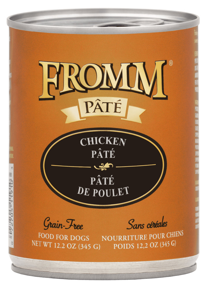 Fromm Grain Free Dog Can Food, Pate Chicken