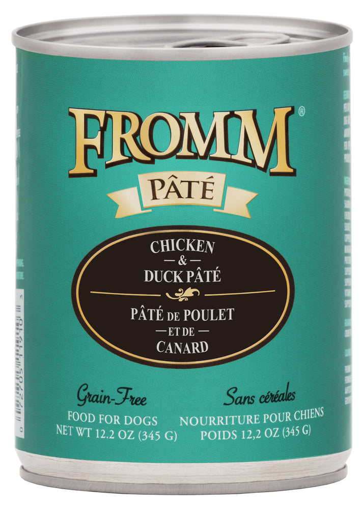 Fromm Grain Free Dog Can Food, Pate Chicken & Duck