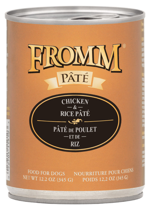 Fromm Grains Dog Can Food, Pate Chicken & Rice