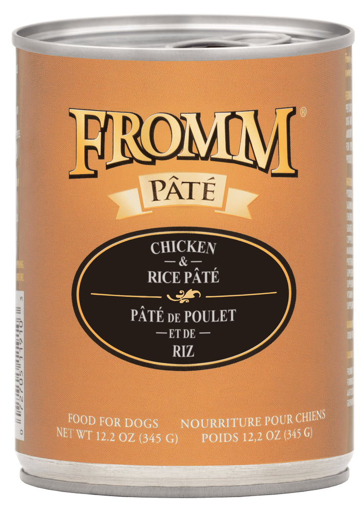 Fromm Grains Dog Can Food, Pate Chicken & Rice