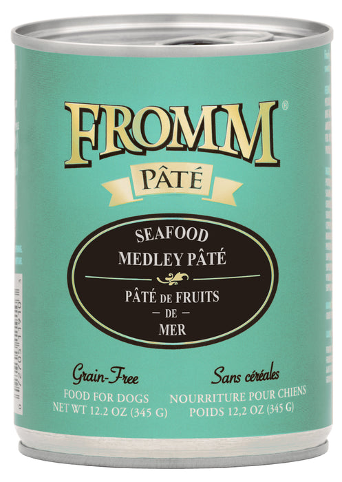 Fromm Grain Free Dog Can Food, Pate Seafood Medley