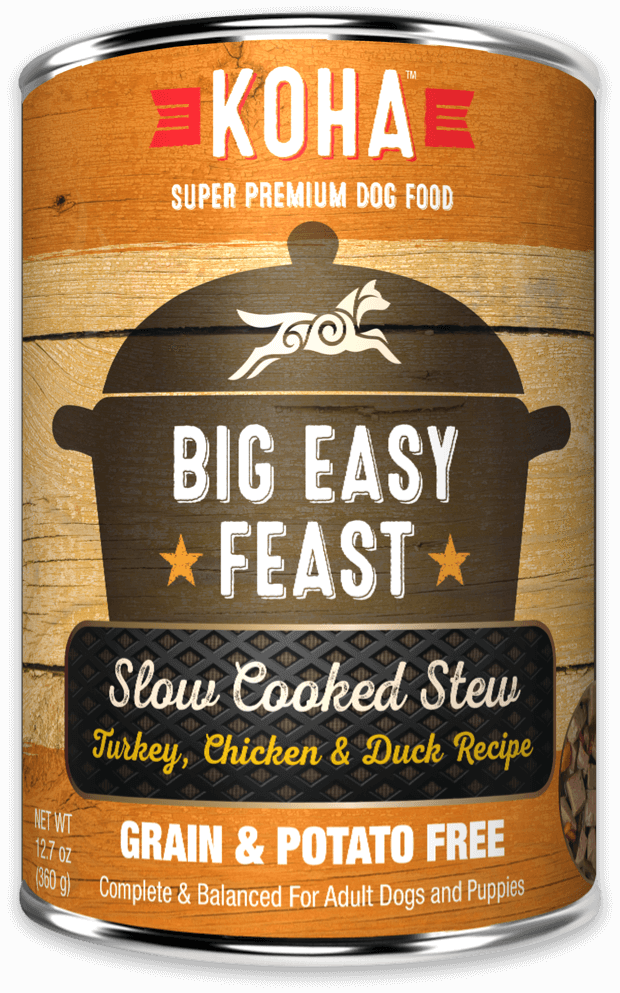 Koha Slow Cooked Stew Dog Grain Free Can Food Big Easy Feast
