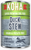 Koha Stew Dog Grain Free Can Food Duck