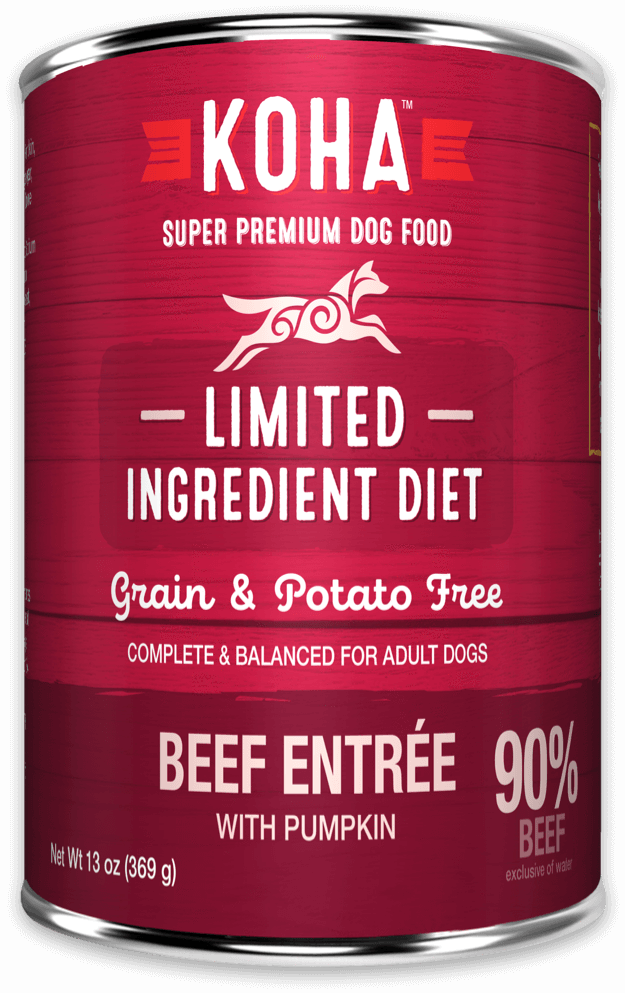Koha Limited Ingredient Dog Grain Free Can Food 90% Beef