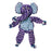 Kong Floppy Knot Purple Elephant Dog Toy