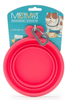 Messy Mutt Dog Collapsible Bowl Red