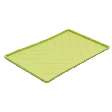 Messy Mutts Dog Silicone Mat with Raised Metal Rods Edge Medium