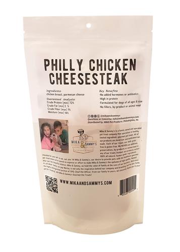 Mika & Sammy's Dog Jerky Treats Philly Chicken CheeseSteak, 5oz