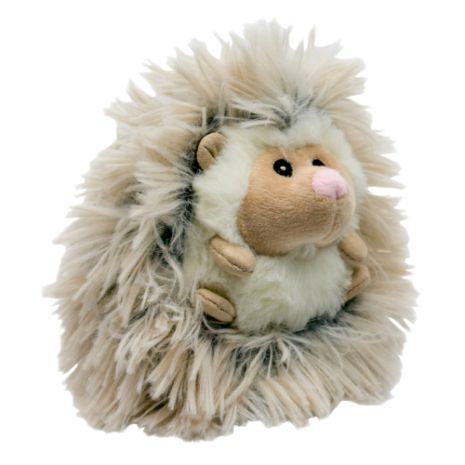 Tall Tails Dog Toy Plush Squeaker Real Feel Fluffy Hedgehog 5"
