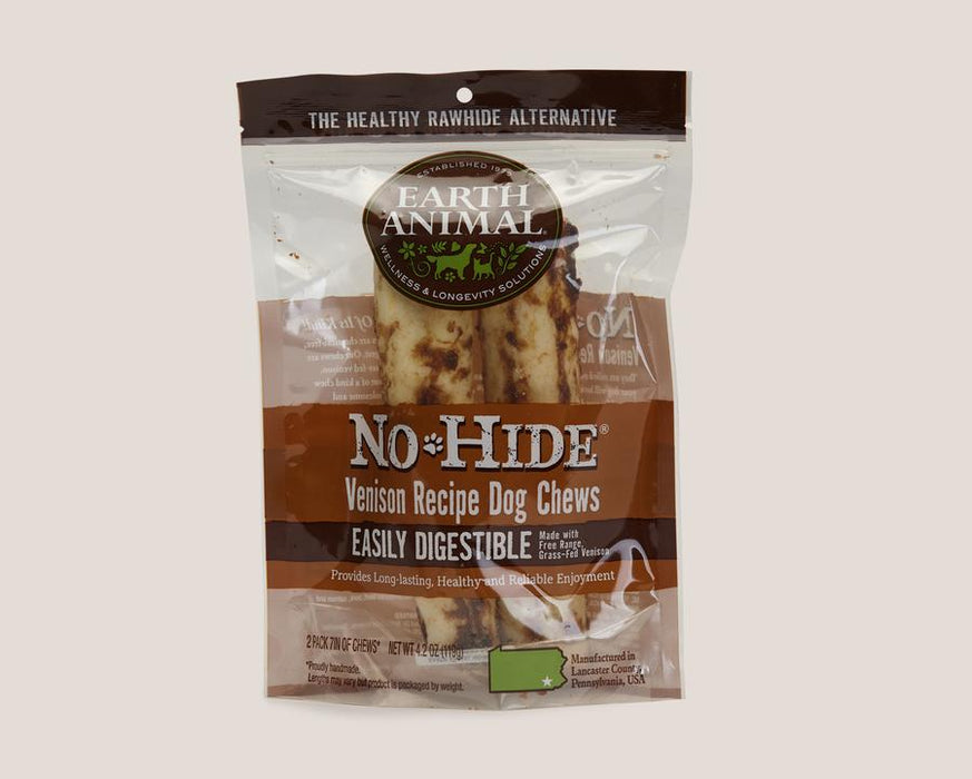 Earth Animal No Hide Dog Chew Venison 7"