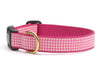 Up Country Dog Collar Pink Gingham