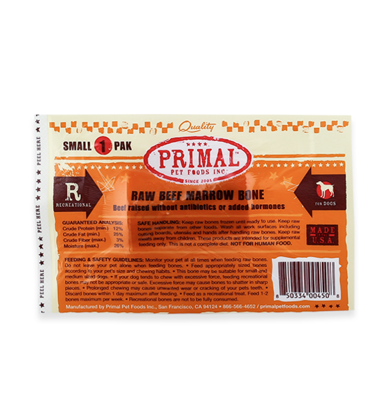 Primal frozen discount marrow bones