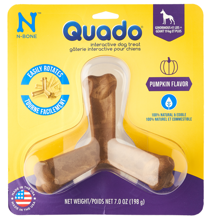 N-Bone Quado Dog Dental Treats Pumpkin