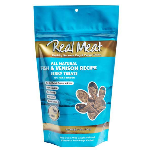 The Real Meat Company Dog Treats Fish & Venison, 12oz
