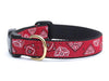 Up Country Dog Collar Red Bandana
