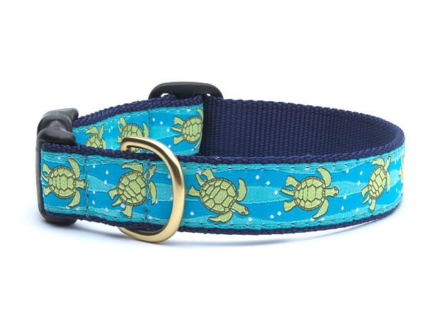 Up Country Dog Collar Sea Turtle