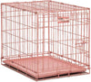 Midwest iCrate Folding Single Door Pink 24L x 18W x 19H (Currently in Stock in Store)