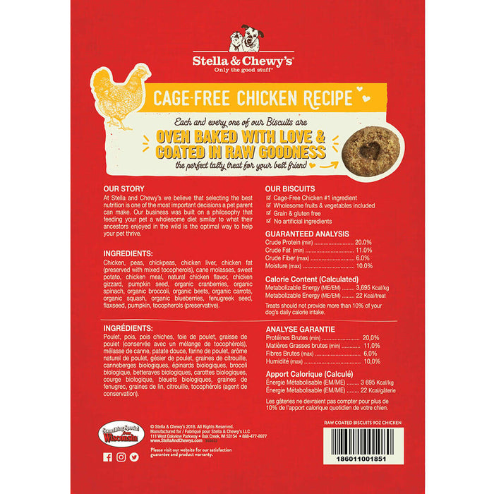 Stella & Chewy's Dog Treats Biscuits Cage-Free Chicken