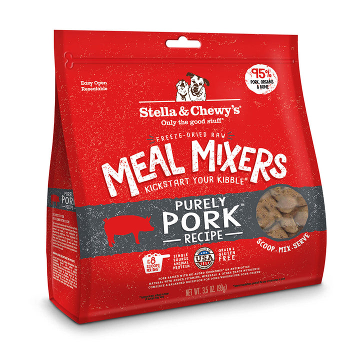 Stella & Chewy's Dog Freeze Dried Food Mixer Purely Pork