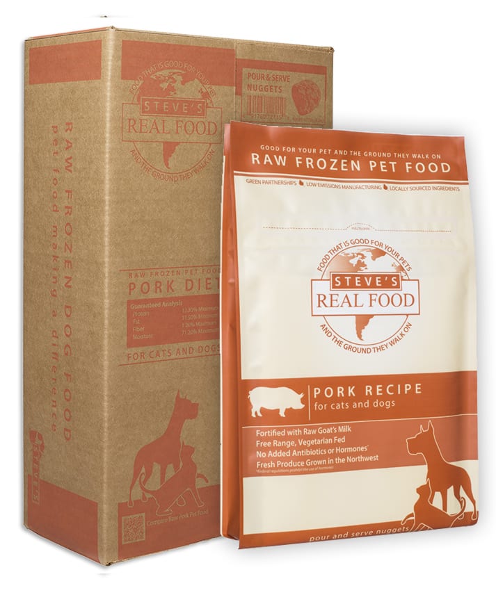 Steve's Frozen Raw Food Patties BARF Pork On Sale At NJ Pet Store