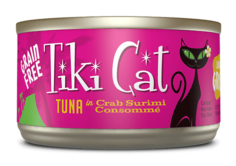 Tiki Cat Grain Free Grill Cat Can Food Lanai (Tuna in Crab Surimi Consomme)