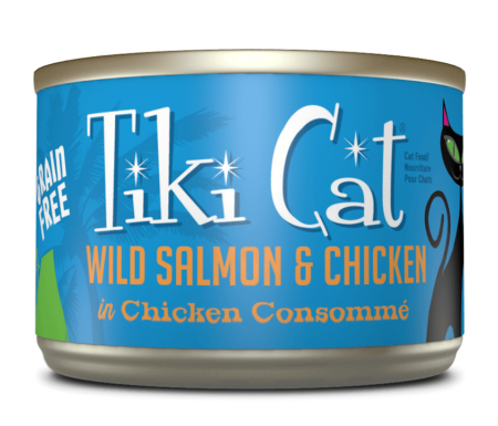 Tiki Cat Grain Free Luau Cat Can Food Napili (Wild Salmon & Chicken)