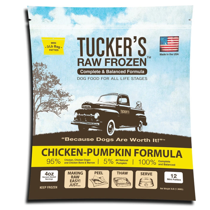 Tucker's Complete Balance Dog Frozen Raw Food Chicken & Pumpkin, 6lb