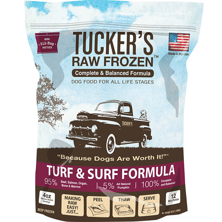 Tucker's Complete Balance Dog Frozen Raw Food Surf & Turf, 6lb On Sale